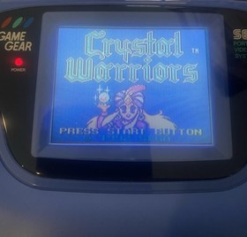 Crystal Warriors (Sega Game Gear, 1992) Cartridge And Plastic Case Tested