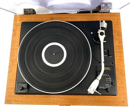 VTG Pioneer PL-A35 Turntable Automatic Stanton 680 Stylus *Damaged Dust Cover
