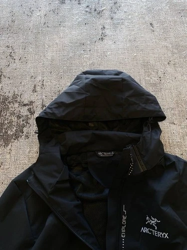Arcteryx  Black Mens Windbreaker Jacket size Medium image 7