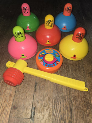 Vintage 1986 Whack Attack Game Mattel #3803 COMPLETE Tested Works 80's Euc