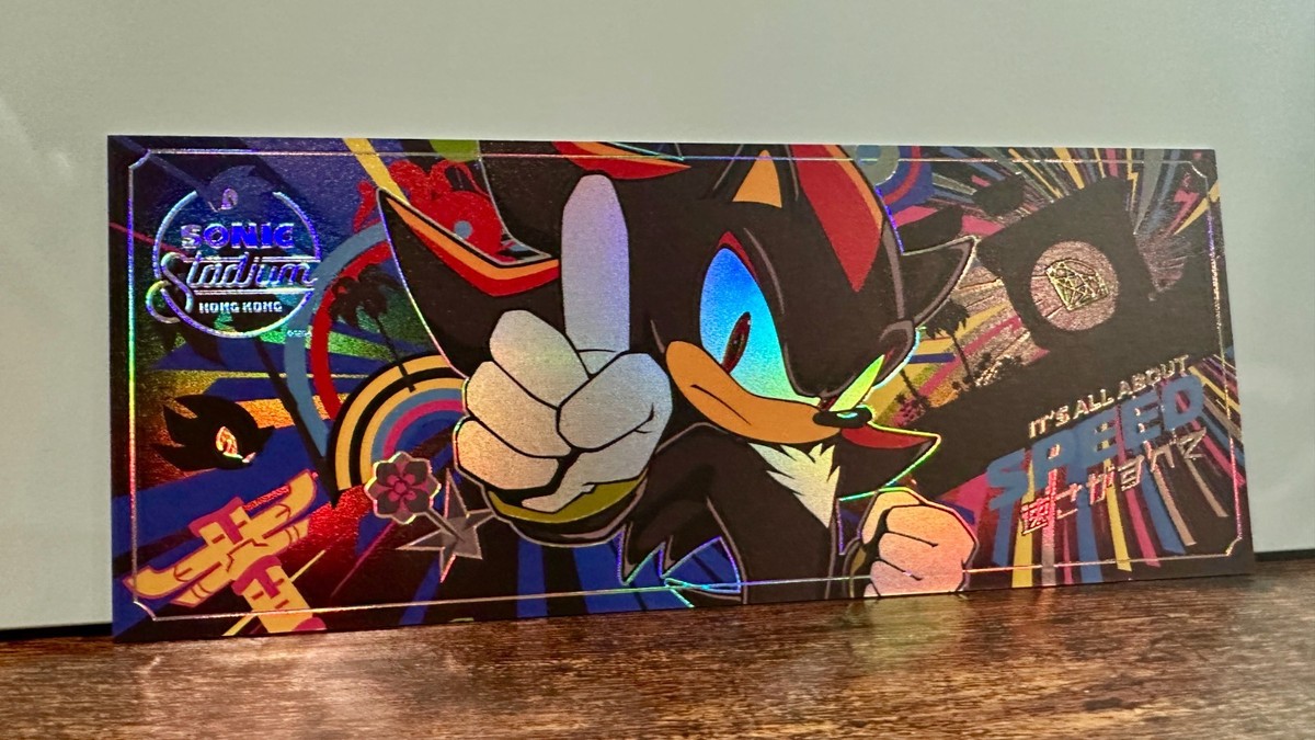 ソニック　シャドウ　香港限定　35th ホロカード Sonic The Hedgehog Holo Ticket (SHADOW) Sonic Stadium Hong Kong