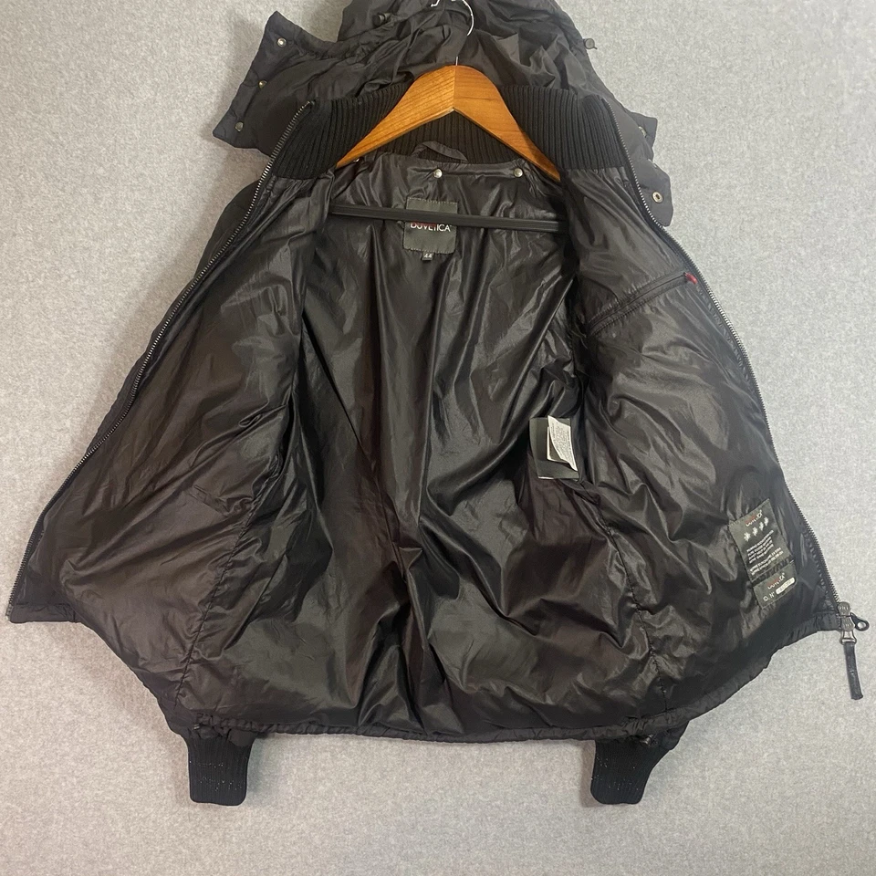 Chaqueta acolchada de plumón negra Duvetica Made In Italy Polluce B para hombre talla 44 Foto 2 de 4