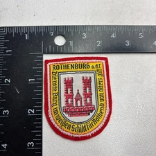 Vintage ROTHENBURG a.d.T. GERMANY Patch 57V9