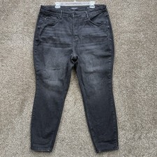 Judy Blue Skinny Fit Jeans Women  s Plus Size 20W Black Stretch Denim Pants