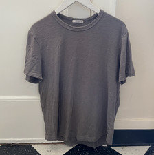 Buck Mason Gray Slub T-Shirt Made In America Size M