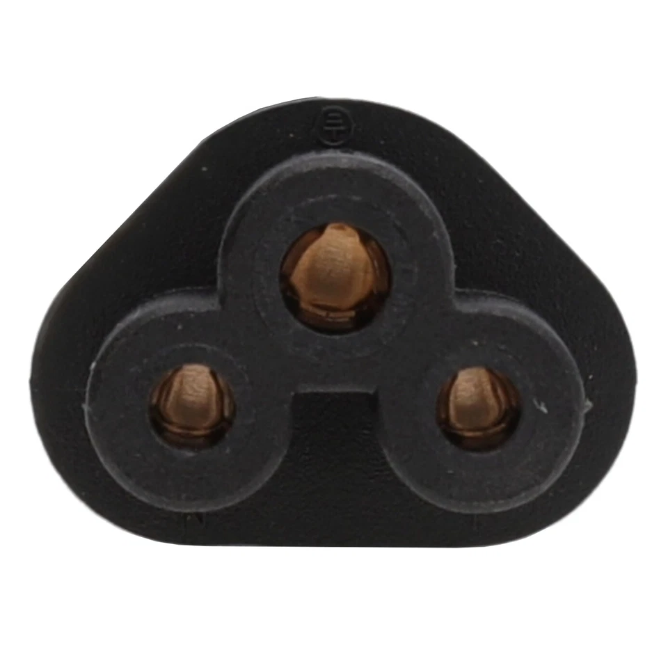 3m Power Cord - UK Plug to C5 Clover Leaf CloverLeaf Lead Mains Cable 10ft 3 pin - Image 4 of 4