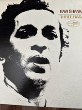 RAVI SHANKAR Three Ragas WORLD-PACIFIC Vinyl LP,