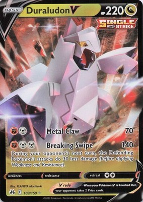 Duraludon V Ultra Rare Crown Zenith 103/159 NM