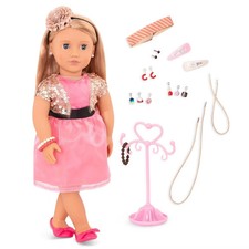 Our Generation Audra with Pierced Ears 18" Jewelry Doll
