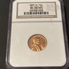 1955-D Lincoln Wheat Penny Cent NGC-MS66 RD Very Rare Collect Coin DDO Key Date