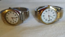 2 Men's Wrist Watches with Miltary Time