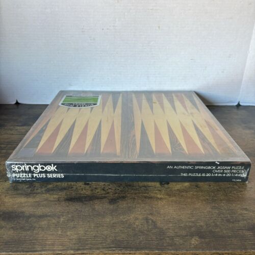 Springbok Puzzle Plus Series JIGSAW-GAMMON 500 pc Puzzle & Backgammon Set NEW! - Picture 8 of 12