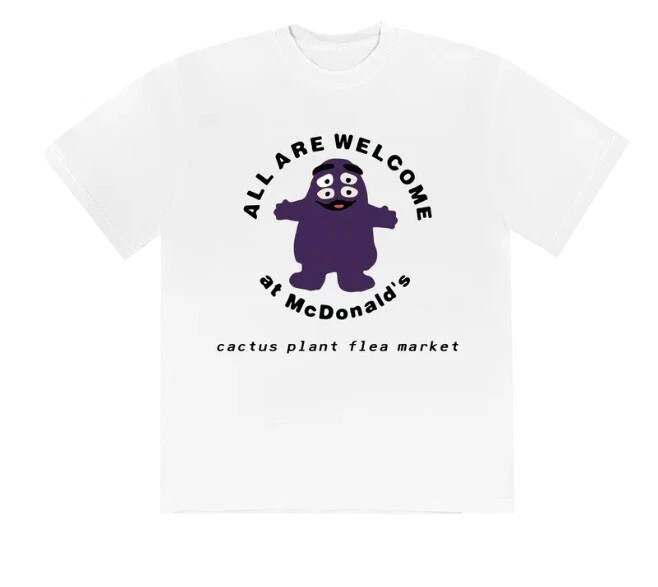 Cactus Plant Flea Market CPFM x McDonald's Grimace Tee T-Shirt Size Large L New