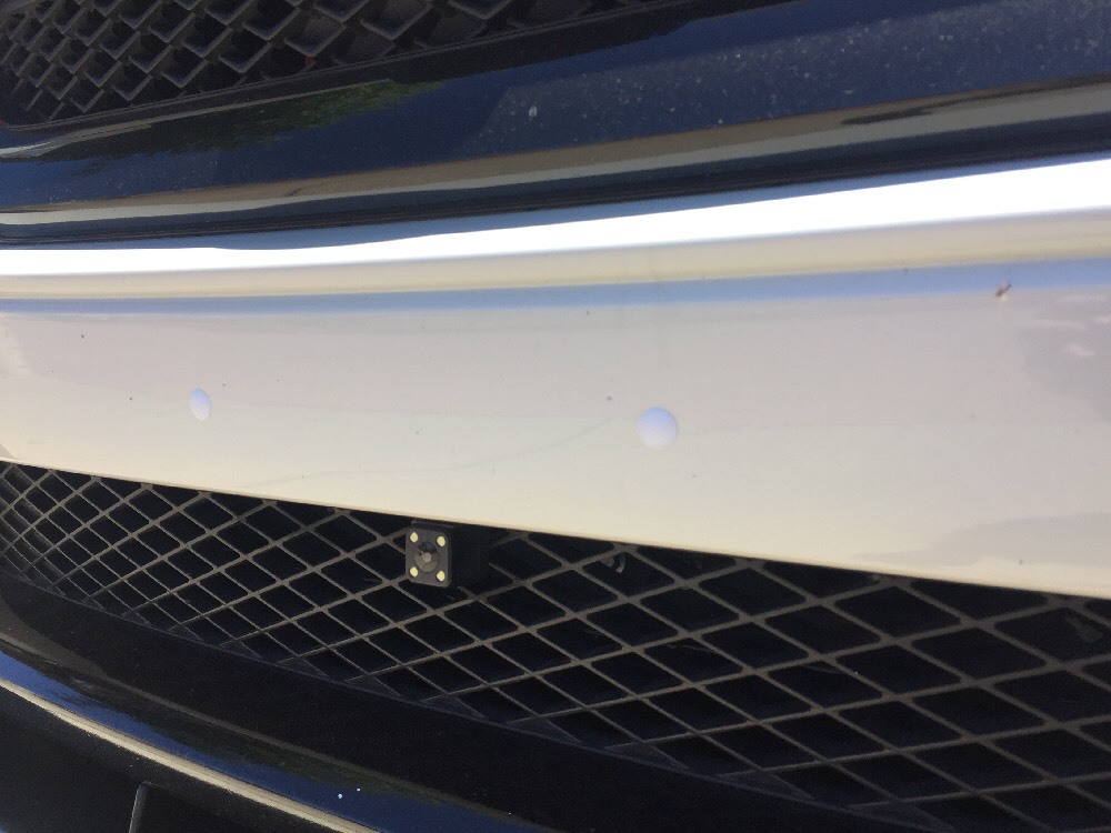 Front Bumper Plugs Black 20152022 Subaru WRX STI Forester License