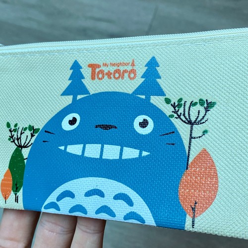 My Neighbor Totoro Pencil Pen Case SET OF 4 Plus FREE INK PENS Makeup Bag School - Picture 8 of 11