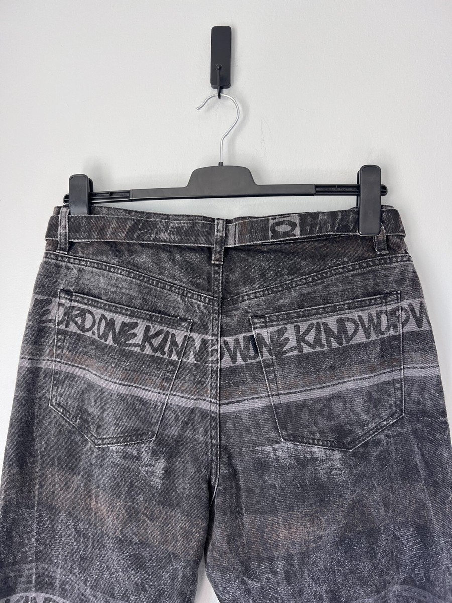 Sacai x Eric Haze Denim Jeans - Size 4 - Black - NEW - Made