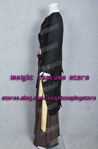 Piratas del Caribe Cosplay Barbossa Disfraz Halloween Conjunto Completo Conjunto Genial - Imagen 4 de 9