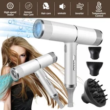 2500W Hair Dryer with Diffuser Negative Ionic Blow Dryer for Curly Hair Dry Cool