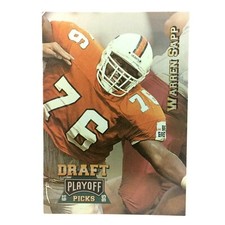 Warren Sapp 1995 Playoff Prime Rookie Card #190 NFL HOF Buccaneers . rookie card picture
