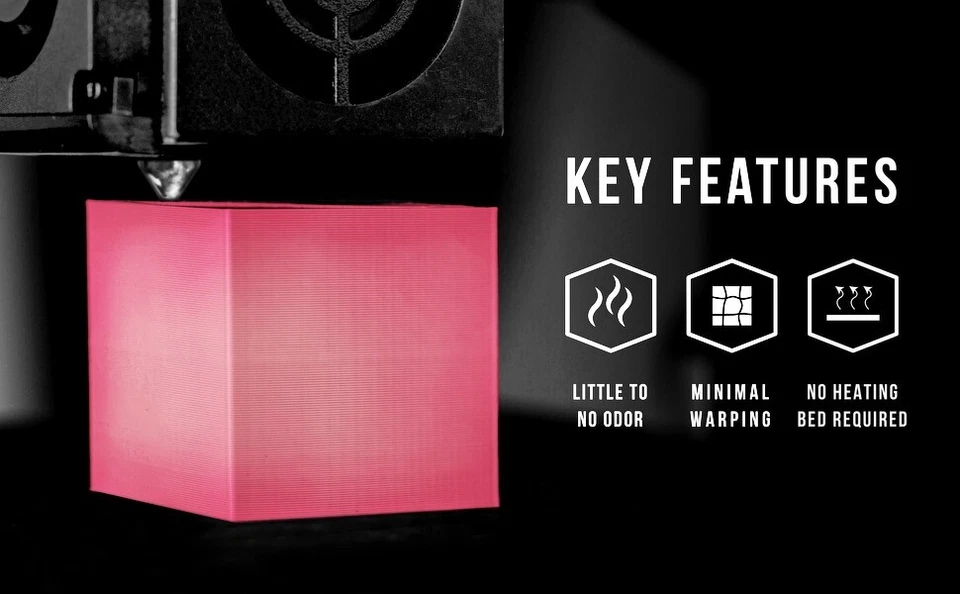 HatchBox True Red ABS PLA 1.75mm 3D Printer Filament - 1kg Per Spool - Image 4 of 4