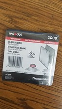 Two Gang Weatherproof Receptacle Cover, Device Mount, Blank, Silver