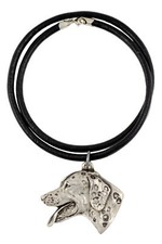 Dalmatian, Dalmatinac - Necklace With Dog, Silver Plated Pendant For Dog Lovers