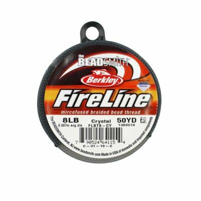 Beadsmith 8 Pfund Fireline Kristall Perlenfaden, 50 Yds Rolle, Schmuck, Kunst & Handwerk Werkzeug
