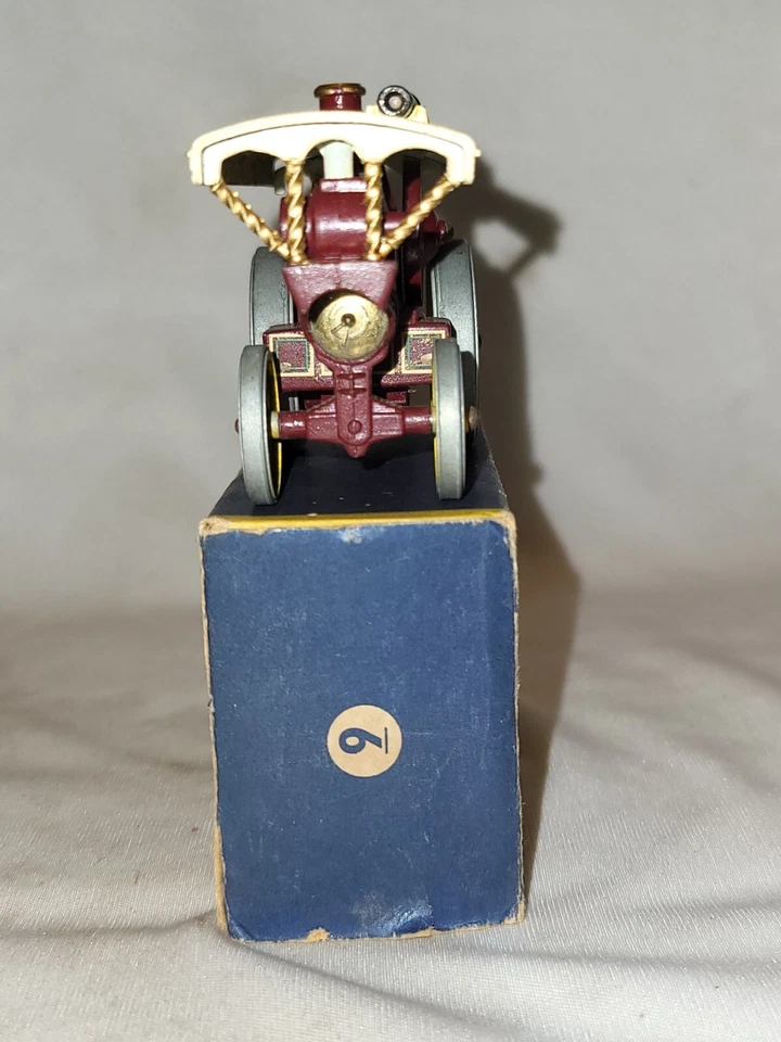 MODELOS DE JUGUETE VINTAGE DE MOTOR DE TREN DE ANTAÑO Nº 9 Lesney England con caja 1950 Foto 4 de 4