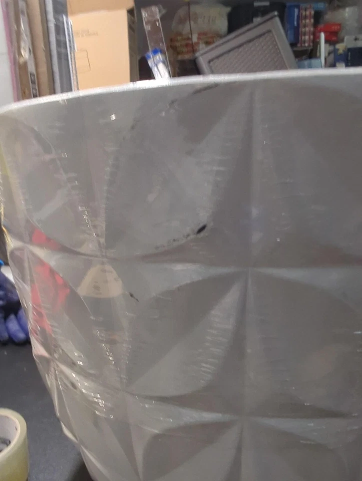 Allen + roth 11,46 дюйма x 9,65 дюйма белая резиновая сеялка с дренажными отверстиями - Изображение 3 из 4