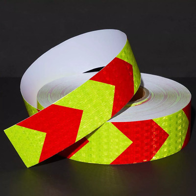 Red Lime Pfeil Reflektorband Wasserdicht Outdoor Auffällig Sicherheitsreflektor 