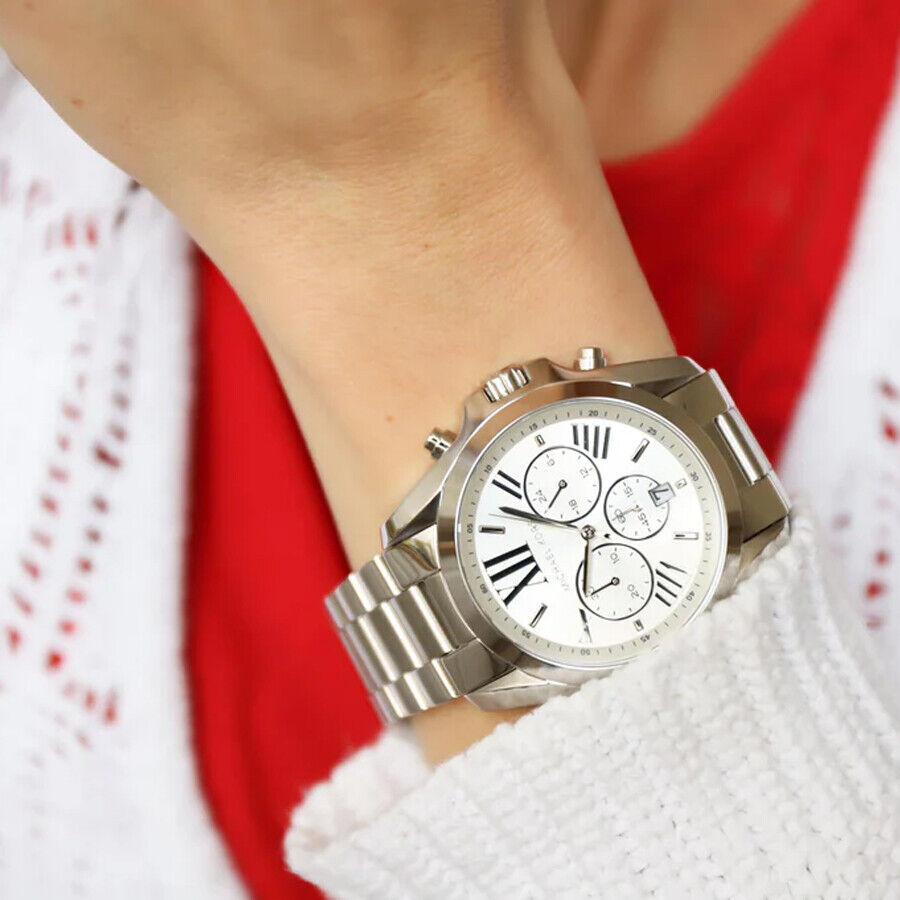 Michael Kors MK5535 Bradshaw Chronograph Silver Bracelet Michael Kors MK5535 Bradshaw Chronograph Silver Bracelet