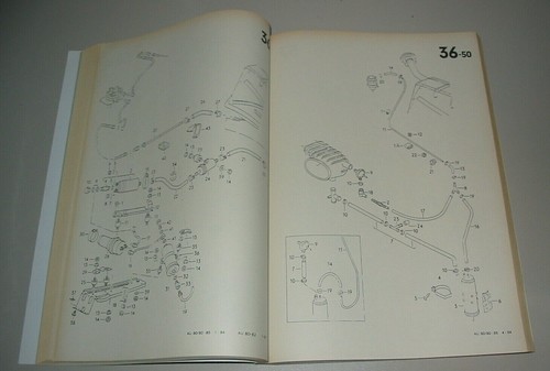 Ersatzteilkatalog Bildkatalog Audi 80 90 Typ 81 B2 Buch Katalog 1985 - 1987 Buch - Picture 10 of 12