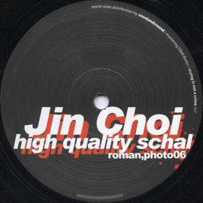 Jin Choi High Quality Schal Vinyl Single 12inch Roman,Photo