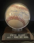 Pete Rose Autographed Rawlings Baseball 4256 / Have Receipt From Sports Shop