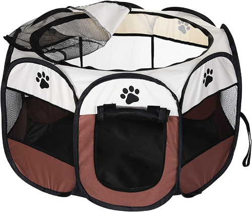 Portable Pet Playpen,Foldable Dog Playpen for Dogs and Cats,Rabbits,Pet Exercise