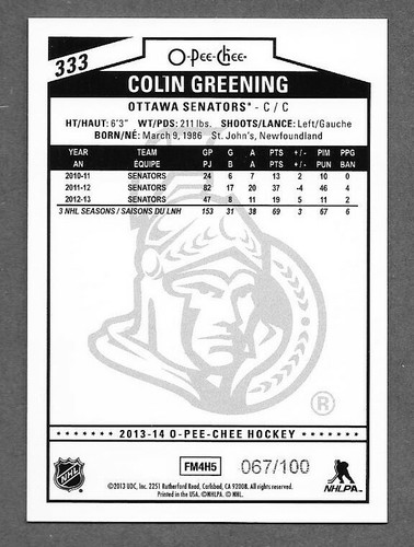 2013-14 O-Pee-Chee Black Rainbow /100 insert cards You U pick for set 1-600 - Picture 49 of 85