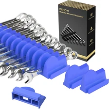 48 Pcs MAGNETIC Modular Wrench Organizers for Tool Drawers - Wrench Rack with Me