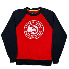 Atlanta Hawks NBA Basketball Club Rot Pullover Sweatshirt Gr. Medium M
