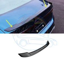 Shinny Black Rear Trunk Spoiler Wing Lip Trim For Honda Accord 2023-2024