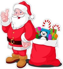 Santa Claus Version 2 Window and Wall Decor Decal