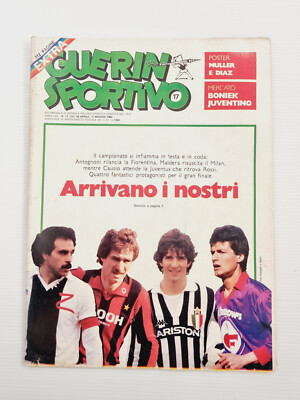 GUERIN SPORTIVO 17-1982 PERU-COMIC PAOLO ROSSI-BERGOMI-MITROPA CUP +FILM