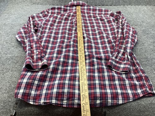 Vineyard Vines Shirt Boys X-Large Red Plaid Button Down Whale - Picture 8 of 12