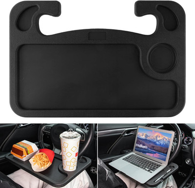 JUSTTOP Car Steering Wheel Desk for Laptop,Multipurpose Travel Car Accessories, 