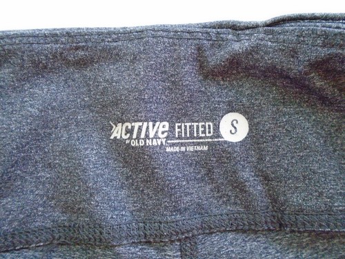 Old Navy Size S Active Fitted Dark Gray Girl's Pants Elastic Waist - Picture 3 of 3