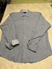 Egara Men  s Light Blue Non Iron Shirt Modern Fit Sz XXL 18-18.5 