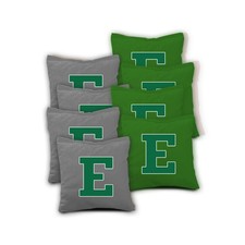 EASTERN MICHIGAN EAGLES Cornhole Bags SET of 8 ACA REGULATION Baggo Bean Bags