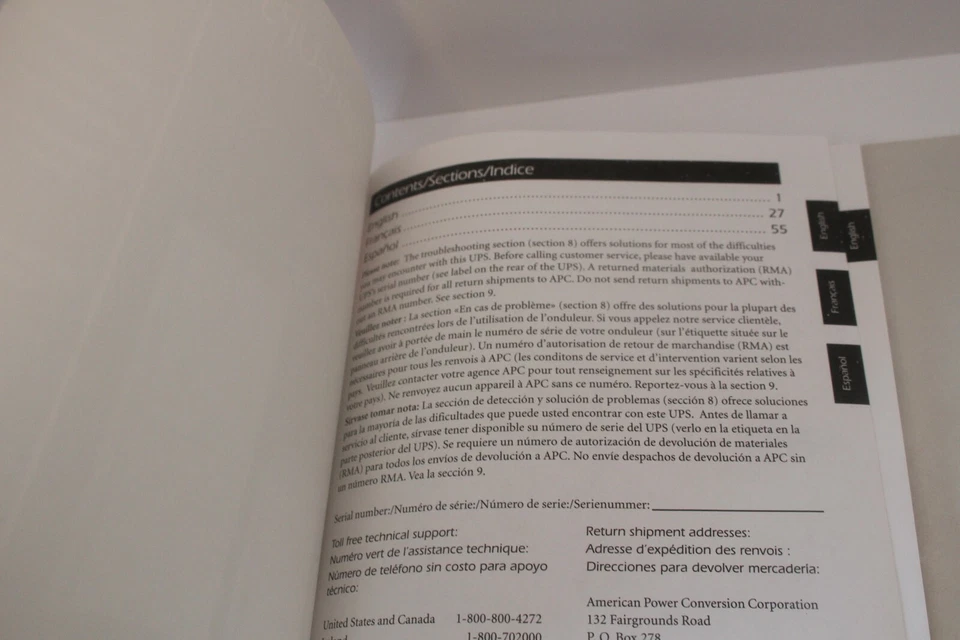 APC Smart-UPS User's Manual - Image 3 of 4