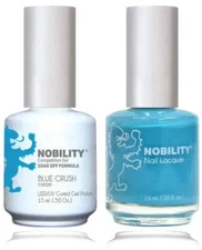 Lechat Nobility Gel Polish & Nail Lacquer - Blue Crush 0.5 oz - #NBCS116