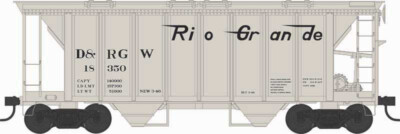 #ad Bowser 43258 HO Denver amp; Rio Grande Western Blt 3 46 H34 Covered Hopper #18362 $27.69