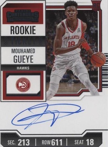 2023-24 PANINI CONTENDERS MOUHAMED GUEYE ROOKIE TICKET AUTO NO 135 
